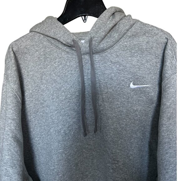 Nike Men's Sportswear Club Pullover Hoodie CJ1611-063 Gray Size M - Picture 5 of 10